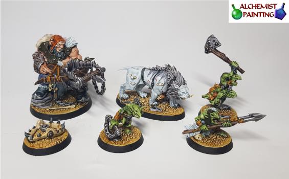 Hrothgorn's Mantrappers - Beastgrave by AlchemistPainting