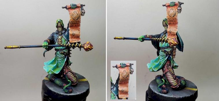 Mierce Miniatures - Kthones - Svrill, Wielder of Kthone by gohkm