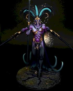 Shalaxi Hellbane Keeper of Secrets by NerdAlert