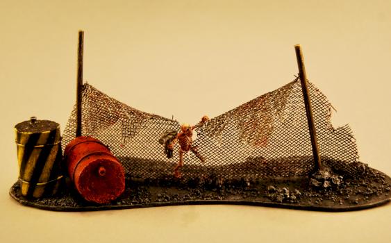 Wire & Barrels (futuristic scenography) by agapitocreations