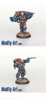 Wolf Guard Battle Leader by MadFlyArtStudio