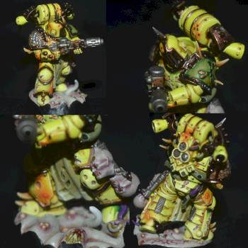 Plague marine with meltagun by Actohyst