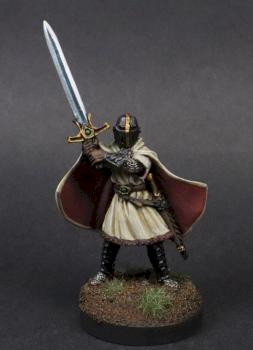 Reaper Miniatures PAINTED - KNIGHT TEMPLAR - 02188 (metal miniature) by mikecarrero