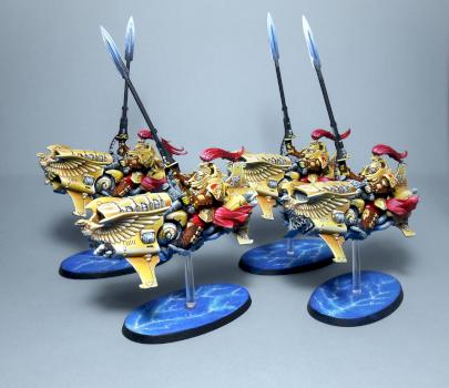 Adeptus Custodes Vertus Praetors by Artufactory Baka