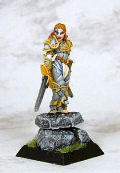 Alaine, Female Paladin by caverngames
