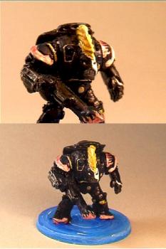 Slaanesh Terminator mit Sonic Blaster und Energie Faust Nr.2 by JomJabal