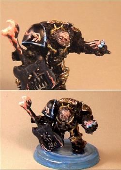 Slaanesh Terminator mit Sonic Blaster und Energie Faust by JomJabal