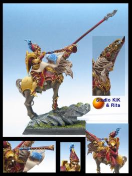 Musicien Lion sur destrier by Rita KiK