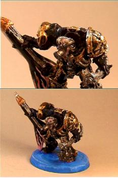 Slaanesh Terminator mit Sonic Blaster und Energie Waffe by JomJabal