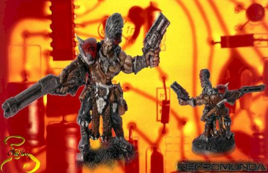 Le chasseur de prime de mon gang pour NECROMUNDA by cthulhu