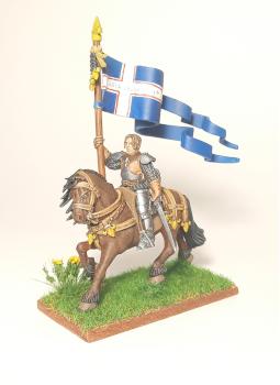 Horse, damsel, flag by AntonSh