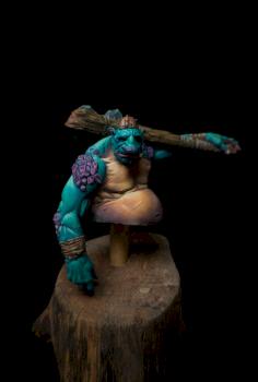A troll running a lumber mill! by Juanjo_Artmileio