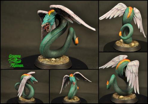 Quetzacoatl by GrumpyKaiman