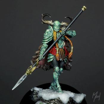 KDM female Screaming God armor by Madvilain