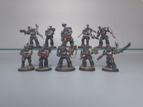 Deathwatch Decimus Kill Team 10 models by Painted in Ukraine