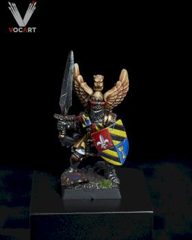 Bretonnian hero on foot by Vocal