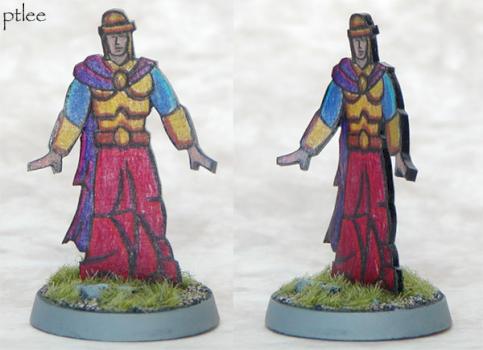 Stained Glass Golem by Temperance