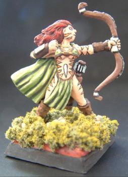 Tiger Tattoo Female Archer by shaggee