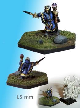 Mage haut elfe -- Demonworld 15 mm by Alex P.