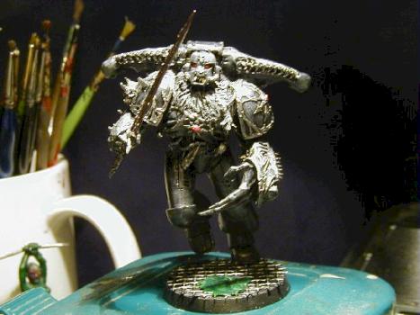 Inquisitor Scale Chaos Space Marine by Mandragore