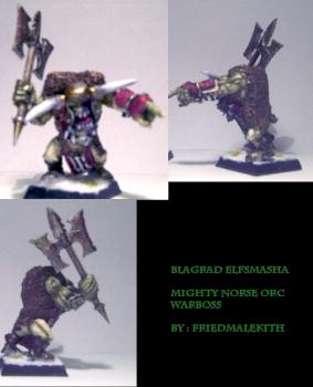 Norse Orc Warboss by FriedMalekith