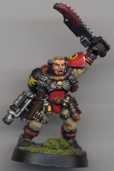 Blood Angels Scout Sergeant by TenaciousDru