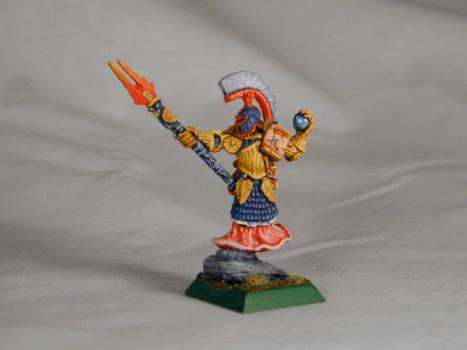 Chaos Sorcerer of Tzeentch by Cavepainter