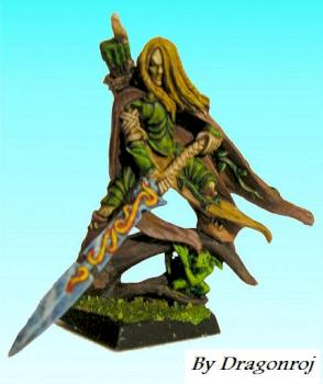 Paladin elfo silvano by dragonroj13