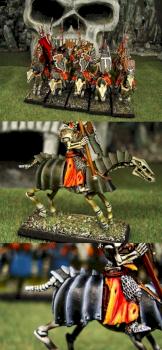 Warhammer MPG Painted Vampire Black Knights w/Barding by miss painting