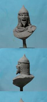 persian warrior bust, 5cm high by rincevent