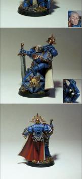 Space Marine Captain of the Ultramarines by Rogan