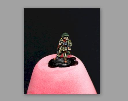 15mm Flames of War US Paratrooper Captain by The_Iron_Painter