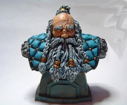 Dwarf hunter blue by Crookedjaw