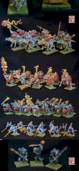 lizardmen army by caiman