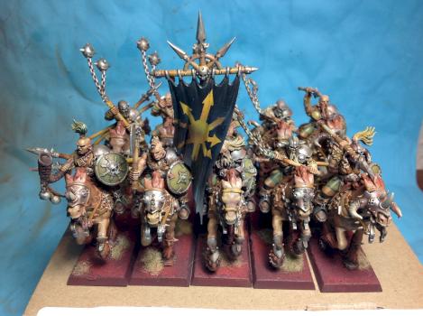 Marauder Horsemen of Nurgle by Joi