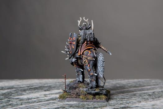 Chaos Lord on Daemonic Mount by nastin