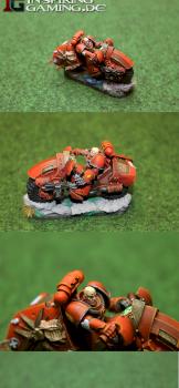 Blood Angels Captain Aphael by inspiringgaming