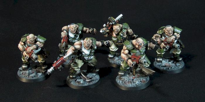 Astra militarum Ogryn squad by marga