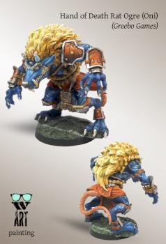 Hand of Death fantasy football Rat-Oni (Rat Ogre) by Wolfbane