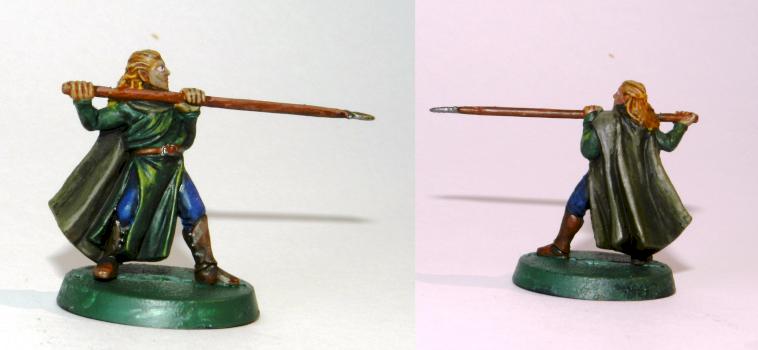 Wood Elf With Spear by OZAB