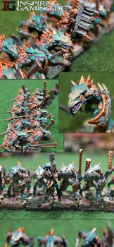 Lizardmen Saurus Warrior by inspiringgaming