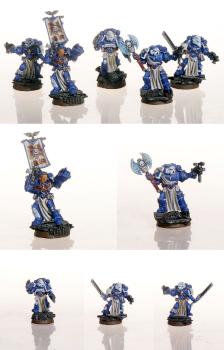 Space Marine Veterans of Ultramarines by OuyangModelstudio