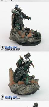 Vulkan Primarch Of The Salamanders by MadFlyArtStudio