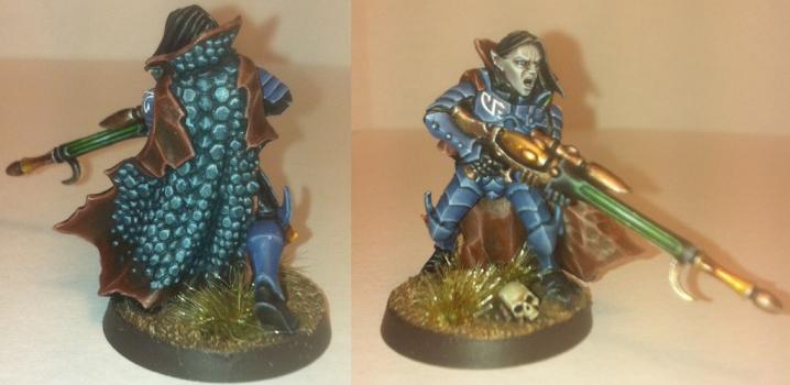 Dark Eldar Bounty Hunter (Vindicare Assassin) by Draugr