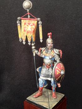 Byzantine Standard Bearer by Remontoire