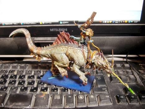 Warhammer Lizardmen Troglodon by minchan