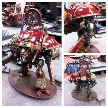The Hunter,  Deamon knight of Khorne by Tomcat31