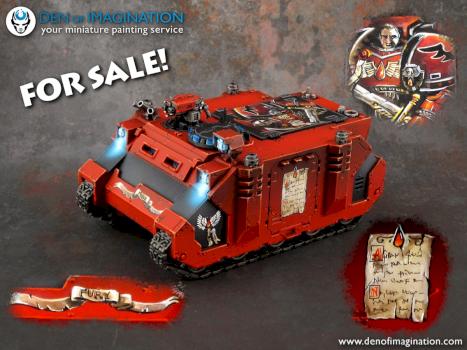 Blood Angels Rhino by DEN of IMAGINATION
