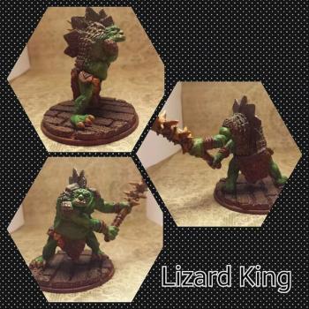 Lizard king by Marineal