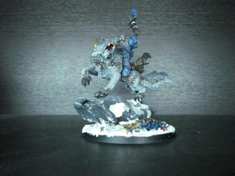 Wolf Lord on Thunderwolf by heliah